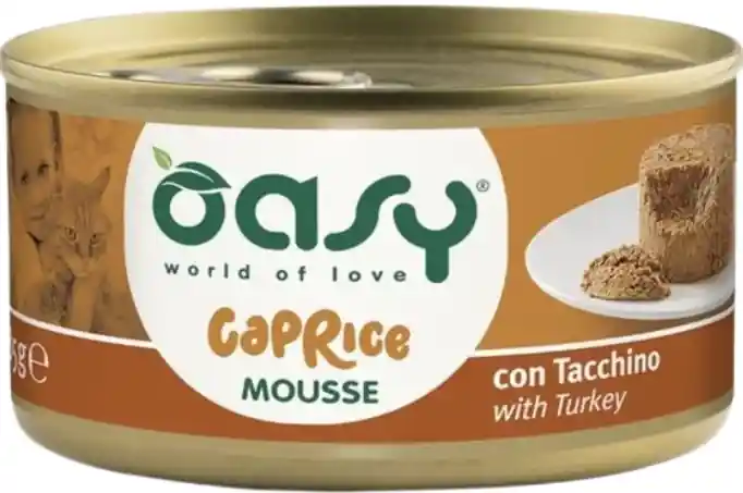 Oasy Caprice Mousse with Turkey Karma z indykiem dla kota 85g WYPRZEDAŻ Kup online