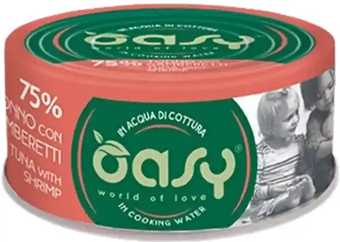 Ograniczona ilość Oasy More Love Tuna Adult Karma z tuńczykiem i krewetkami dla kota 70g