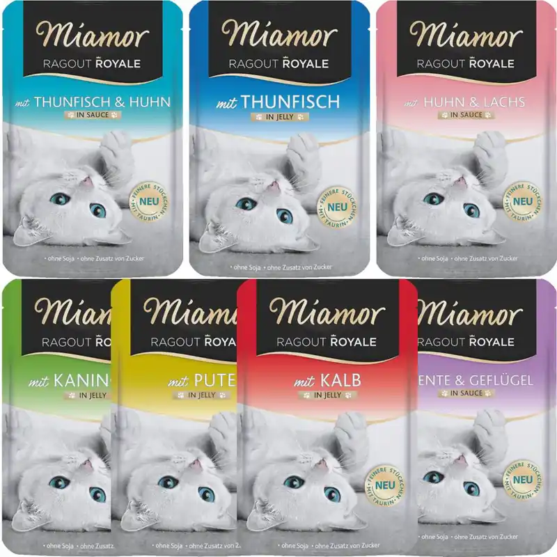 Miamor Ragout Royale Pakiet degustacyjny Karma dla kota 14x100g Ograniczona ilość