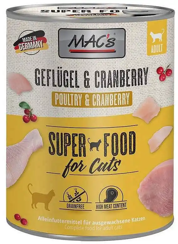 Mac‘s Cat Adult Karma z drobiem i żurawiną dla kota 800g Zamów teraz