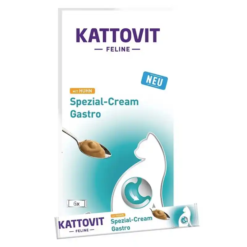 KATTOVIT Pasta Gastro Cream 90g (6 x 15g) Ostatnie sztuki