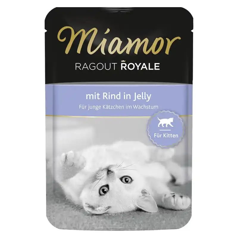 MIAMOR Ragout Royale Kitten - Wołowina w galaretce 100g Zniżka