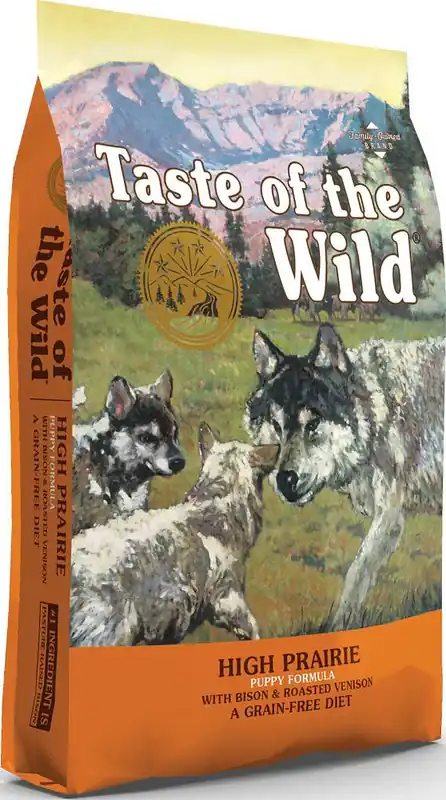 Bezpieczna płatność Taste of the Wild PUPPY High Prairie Karma dla szczeniaka 2x12.2kg TANI ZESTAW