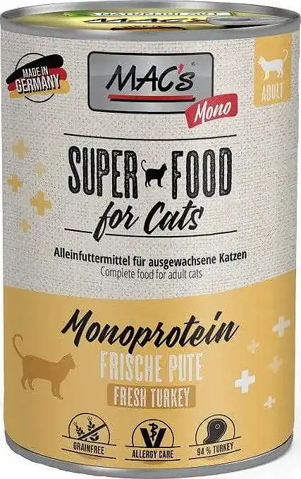 Mac‘s Cat Monoprotein Karma z indykiem dla kota 400g Nie przegap
