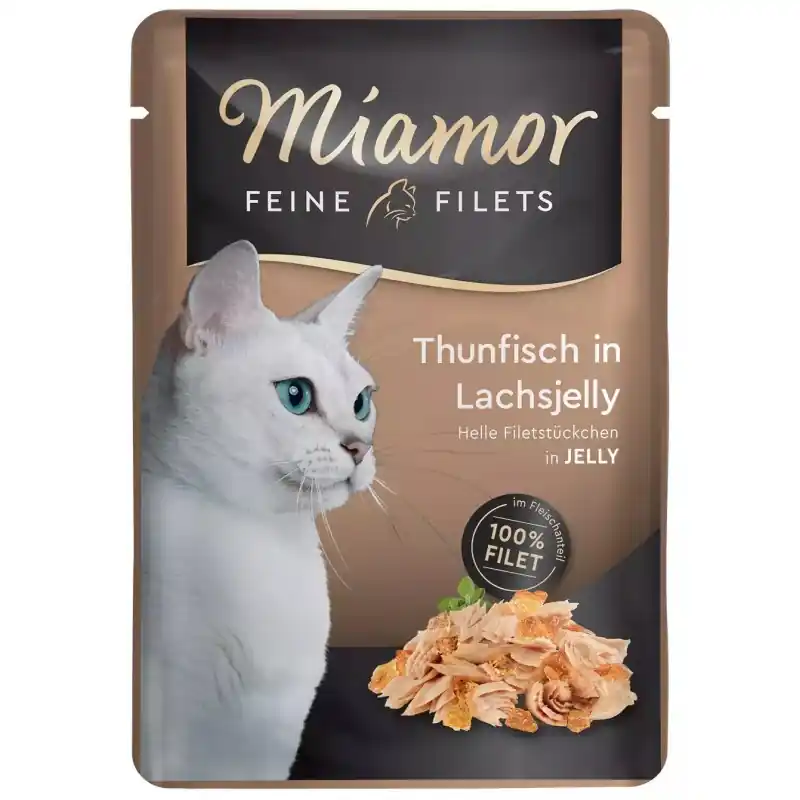 Bestseller MIAMOR Feine Filets w galaretce saszetka - tuńczyk z łososiem 100g