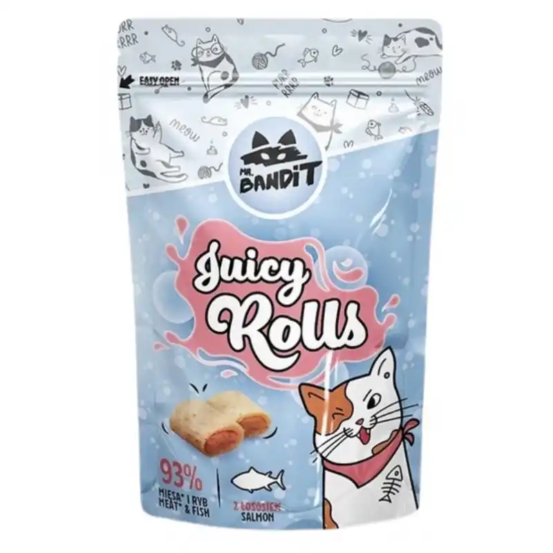 MR. BANDIT Cat Juicy Rolls with Salmon - Łosoś 40g Zamów dziś