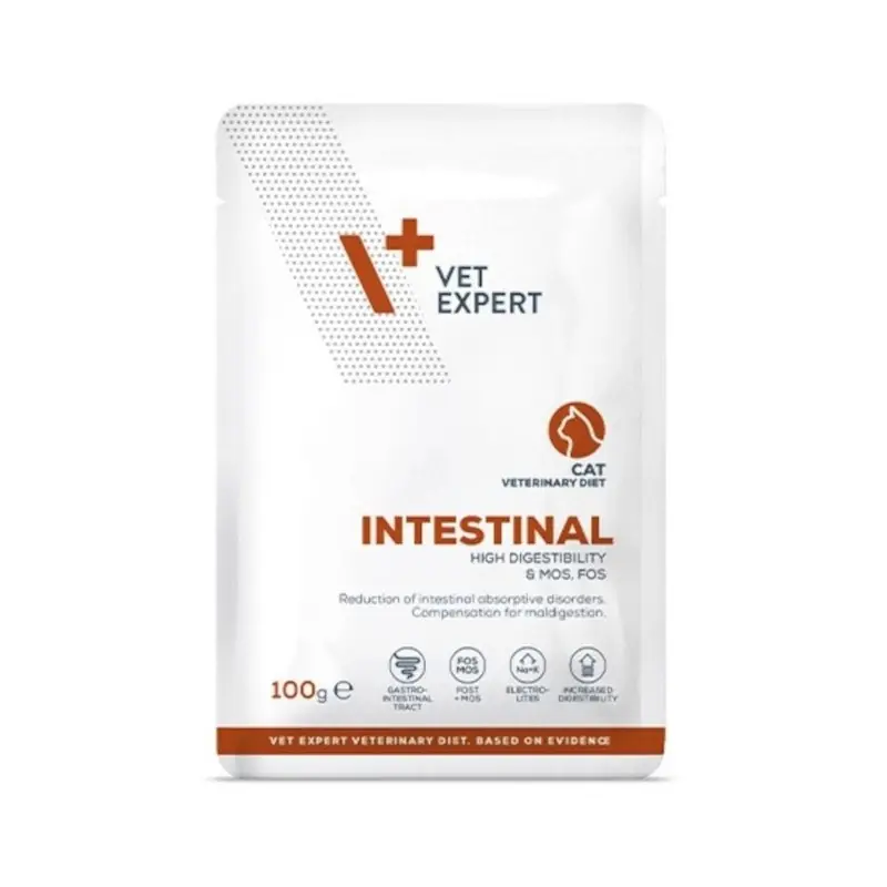 Kup online VETEXPERT 4T Vet. Diet Cat Intestinal (saszetka) 100g