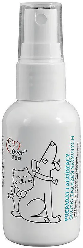 Over Zoo Preparat łagodzący skutki zakażeń skórnych dla psa i kota 50ml Ekspresowa dostawa