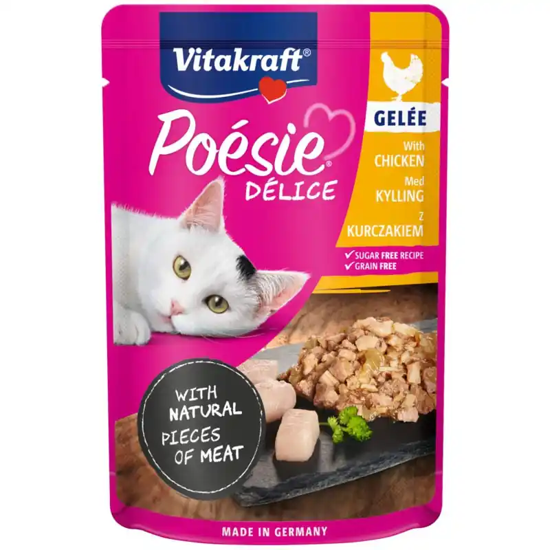POESIE DELICE GELEE dla kota - Kurczak w galaretce 85g (saszetka) Najlepsza cena