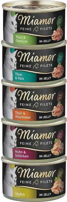 Rabat Miamor Feine Filets Pakiet degustacyjny Karma dla kota puszka 10x100g