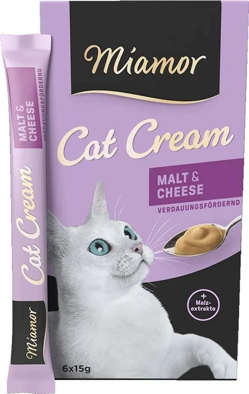 Zamów teraz Miamor Przysmak Cat Cream Malt&Cheese dla kota op. 90g