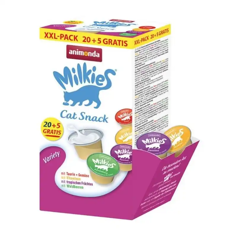 Tylko do końca tygodnia ANIMONDA Milkies Variety 20x 15g + 5x 15g GRATIS!