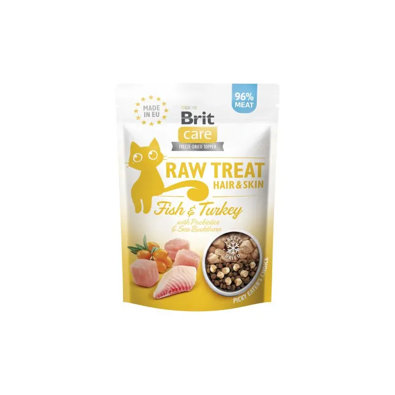 BRIT Raw Treat Cat Hair and Skin 40g Szybka wysyłka
