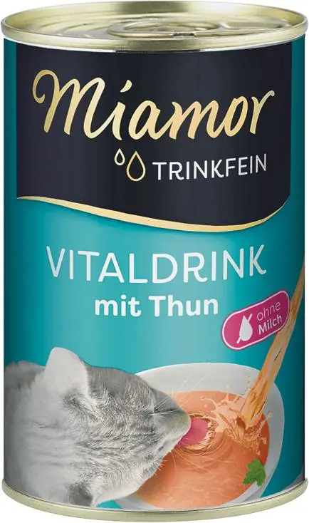 Zniżka Miamor Przysmak Trinkfein Vitaldrink mit Thun z tuńczykiem dla kota op. 135ml