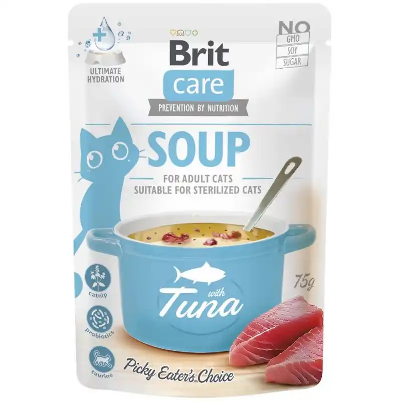 BRIT CARE Cat Soup with Tuna - z tuńczykiem 75g Taniej