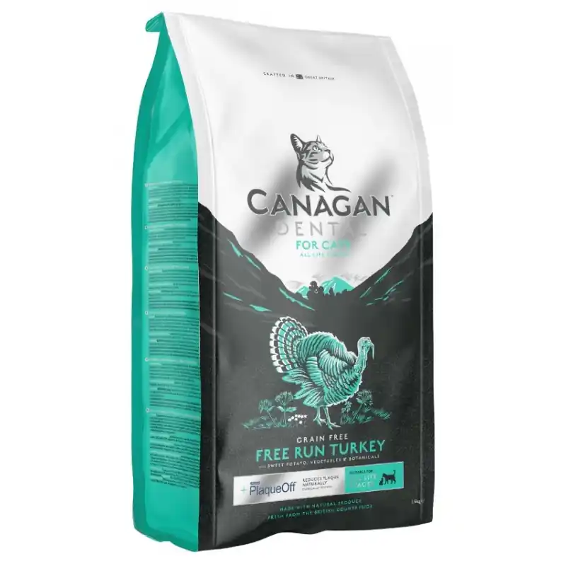 Dodaj do koszyka CANAGAN Cat Dental Free RunTurkey 1,5kg