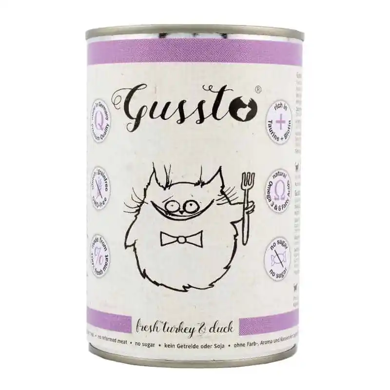 GUSSTO Cat - Fresh Turkey and Duck (puszka) Bestseller