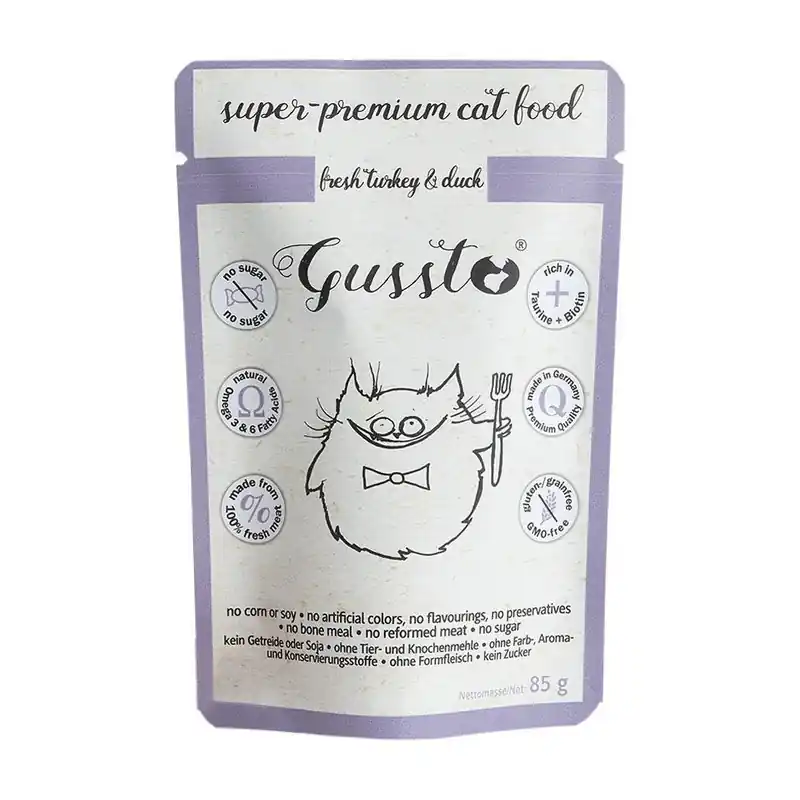 GUSSTO Cat - Fresh Turkey and Duck 85g (saszetka) Ekspresowa dostawa