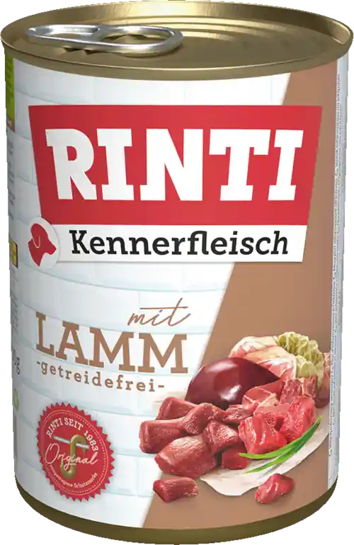 Taniej Rinti Kennerfleisch (mit lamm) Karma z jagnięciną dla psa 400g