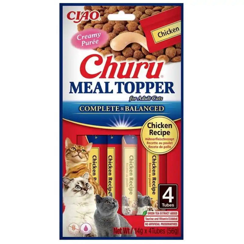 INABA CAT Meal Topper Chicken Recipe 4x 14g (56g) Tylko do końca tygodnia