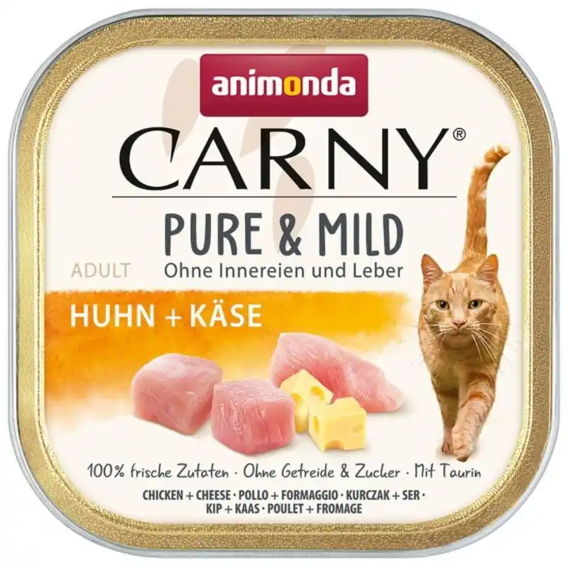 Wysoka jakość ANIMONDA Carny Pure and Mild kurczak z serem 100g