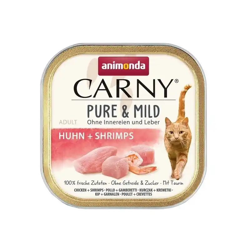 ANIMONDA Carny Pure and Mild kurczak z krewetkami 100g Nowość
