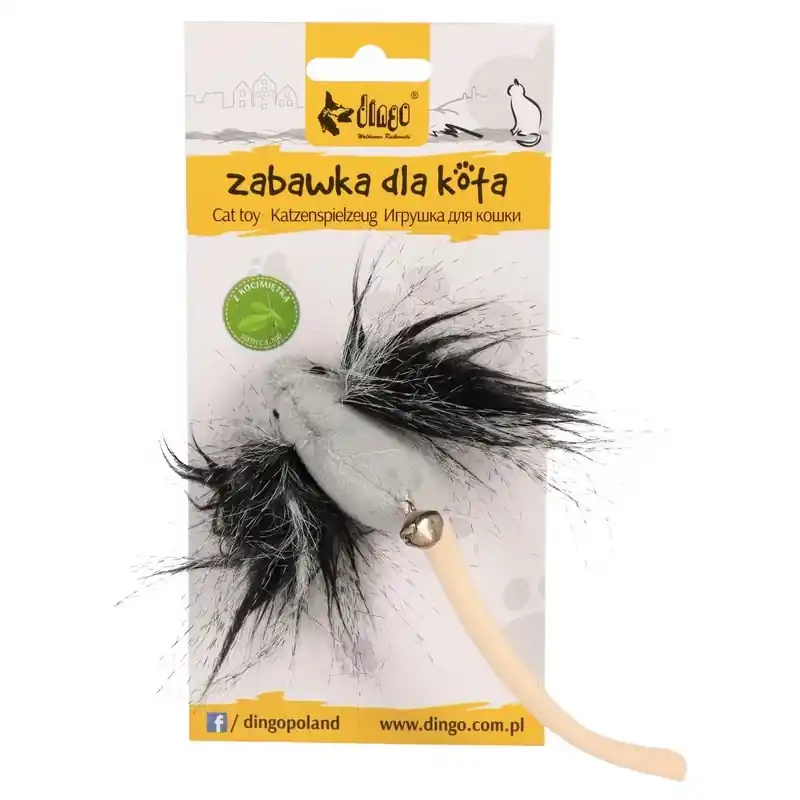 DINGO Zabawka dla kota Monsters Jim 5 cm czarna Ograniczona ilość