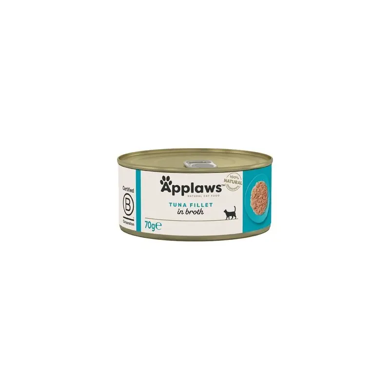 Niska cena APPLAWS Cat Filet z tuńczyka w bulionie 70g (puszka)