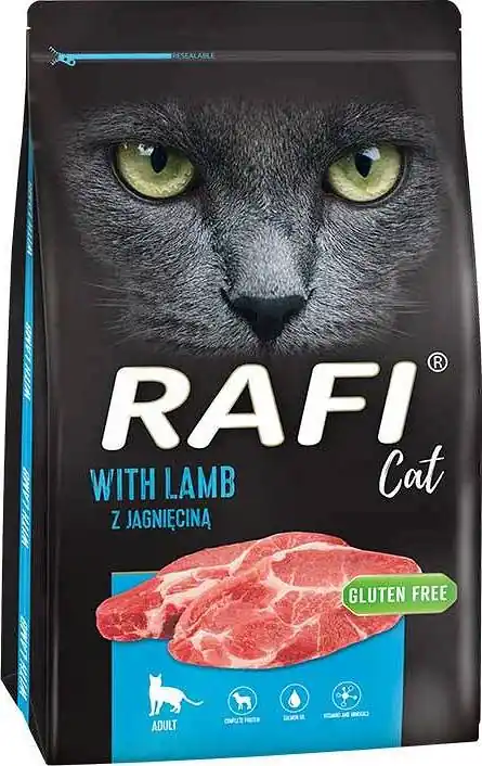 Rafi CAT Adult Lamb Karma z jagnięciną dla kota 7kg Dostępne od ręki