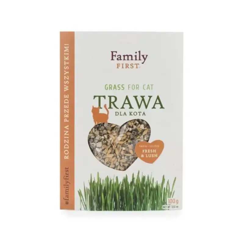 Dodaj do koszyka FAMILY FIRST Trawa dla kota w pojemniku 100g
