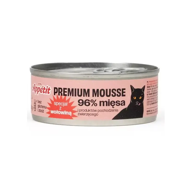 Oferta limitowana COMFY APPETIT Premium dla kota Wołowina 85g (puszka)