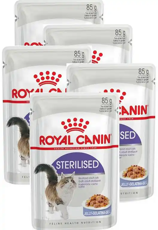 Ograniczona ilość Royal Canin CAT Sterilised Karma w galaretce dla kota saszetka 12x85g PAKIET