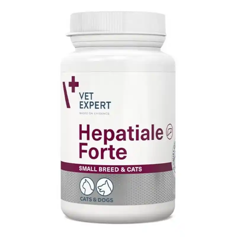 Okazja VETEXPERT Hepatiale Forte Small breed and cats 40 kaps.