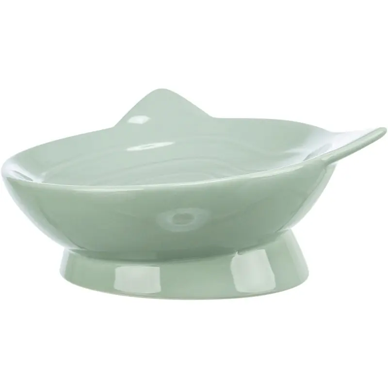 Do wyczerpania zapasów TRIXIE Viviana miska podwyższona dla kota ceramiczna 0.15 l/14 cm - szałwiowa