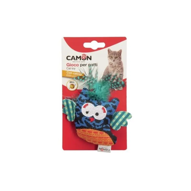 CAMON Cat Toy Ptaszek z Dzwonkiem i Kocimiętką 10cm Darmowy zwrot