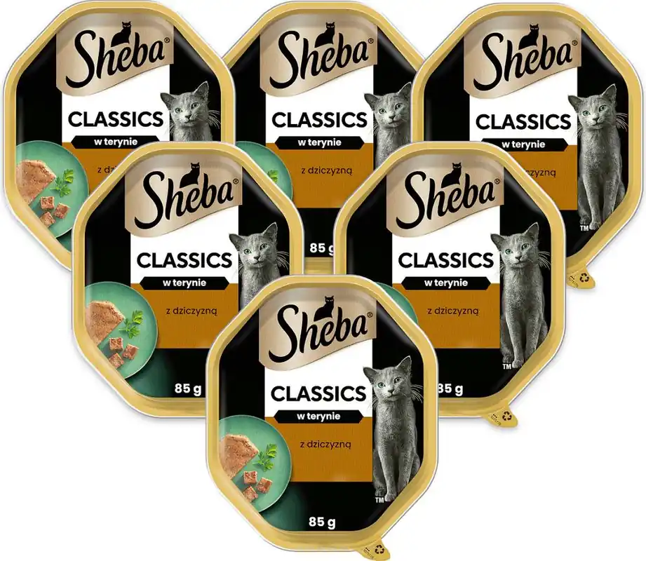 Zamów dziś Sheba Classics Karma z dziczyzną w pasztecie dla kota 22x85g PAKIET