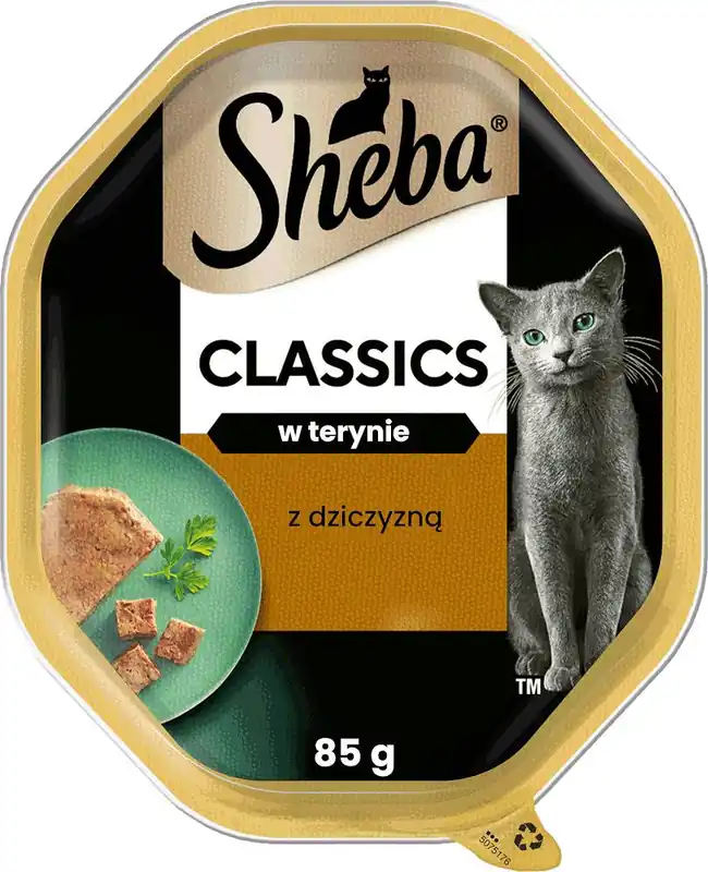 Sheba Classics Karma z dziczyzną w pasztecie dla kota 85g Hit cenowy