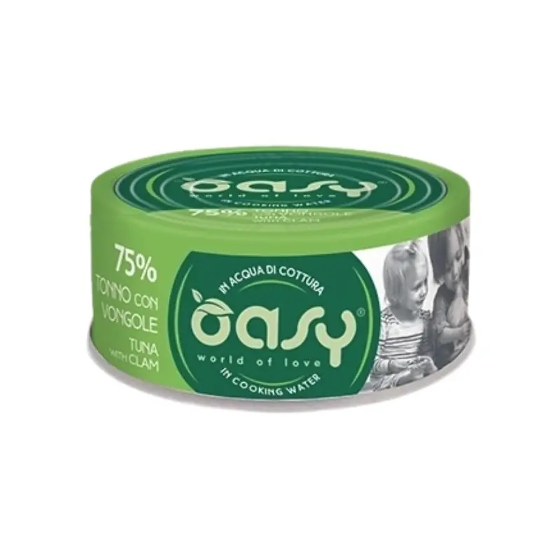 Tani OASY Kot Tuńczyk z małżami 70g (puszka)