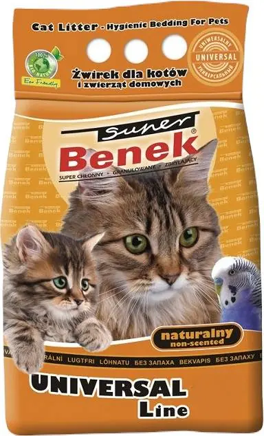 Premium Super Benek Żwirek bentonitowy dla kota Standard Uniwersalny 10l