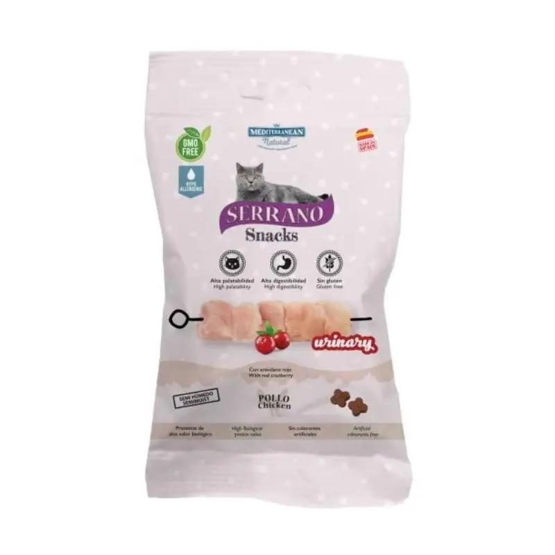 Bezpieczne zakupy SERRANO Snack kot Urinary Kurczak 50g