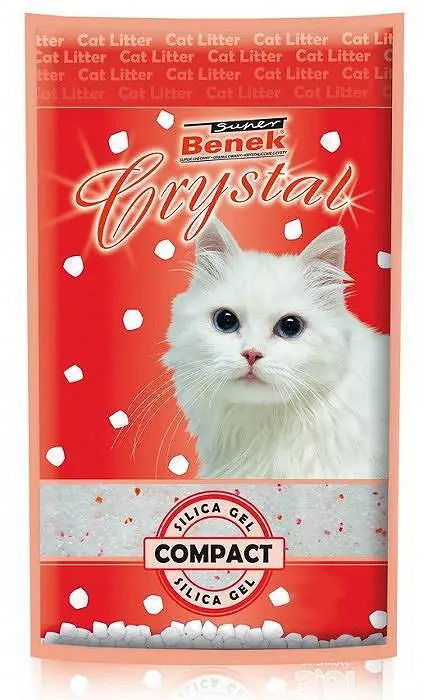 Najlepsza cena Super Benek Żwirek silikonowy dla kota Crystal Compact 13kg