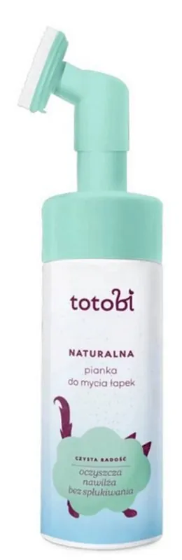 Wyprzedaż Totobi Naturalna Pianka do mycia łapek dla psa i kota 200ml