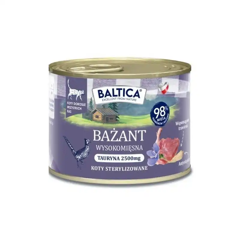 BALTICA PRZYSMAKI REGIONÓW Kot dorosły Bażant 185g Kup online
