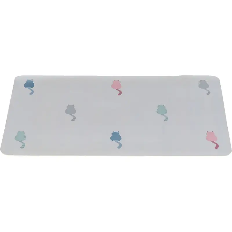 Dodaj do koszyka TRIXIE Podkładka pod miski dla kota 44 x 28 cm - szałwiowa
