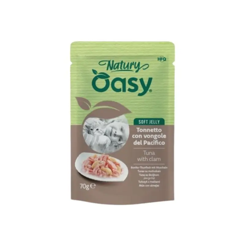 Nie przegap OASY Kot Tuńczyk z małżami (saszetka) 70g
