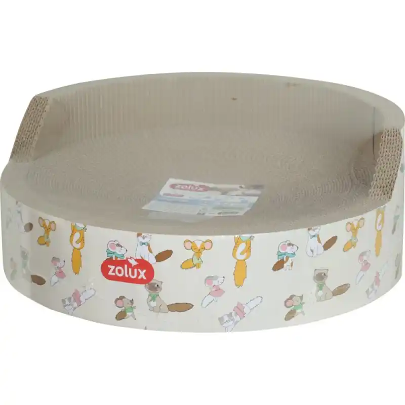 ZOLUX Drapka dla kota 2w1 CHATOUILLE okrągła z kocimiętką 39 x 39 x 15,5 cm Cena promocyjna