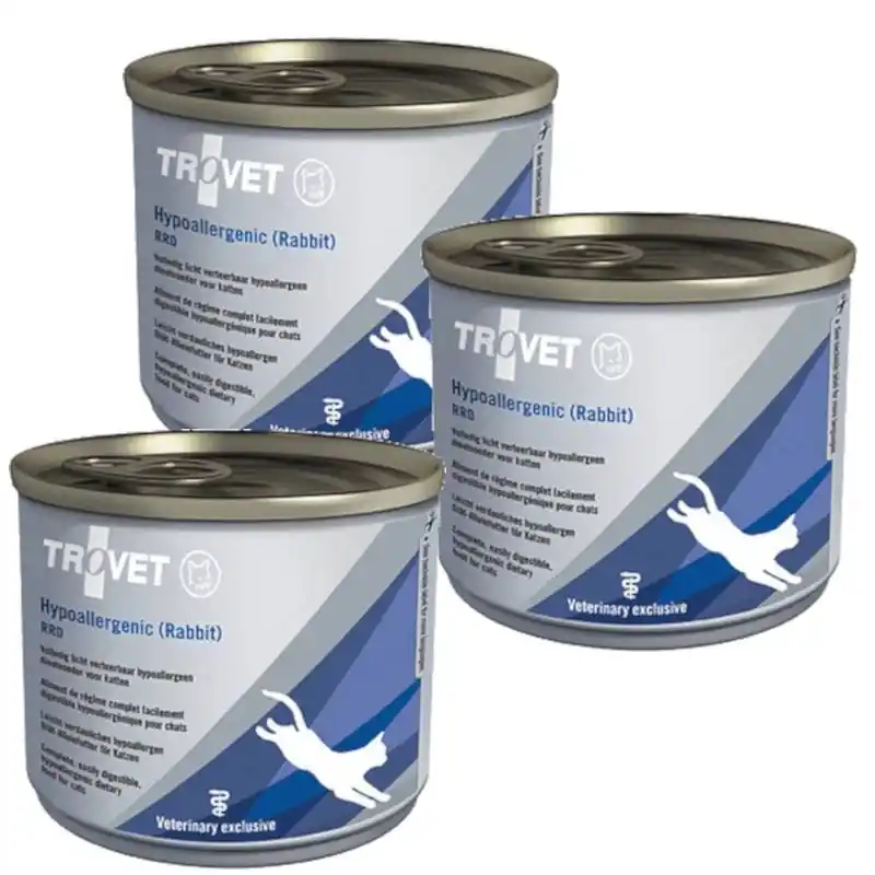 Trovet CAT Hypoallergenic Rabbit RRD Karma z królikiem dla kota 6x200g PAKIET Ostatnie sztuki