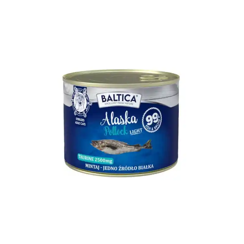 Zamów dziś BALTICA EXCELLENT Kot dorosły Alaska Pollock Light - Mintaj 185g