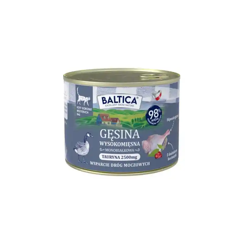 BALTICA PRZYSMAKI REGIONÓW Kot dorosły Gęsina 185g Tani