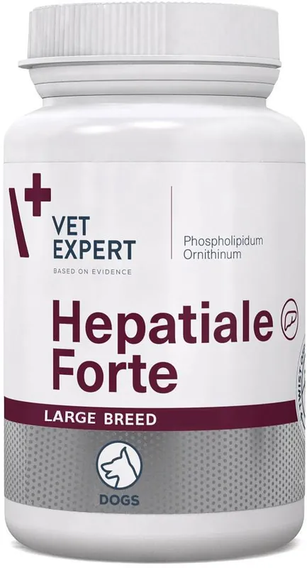 Zamów dziś VetExpert Hepatiale Forte Large Breed dla psa Suplement diety 40 tab.